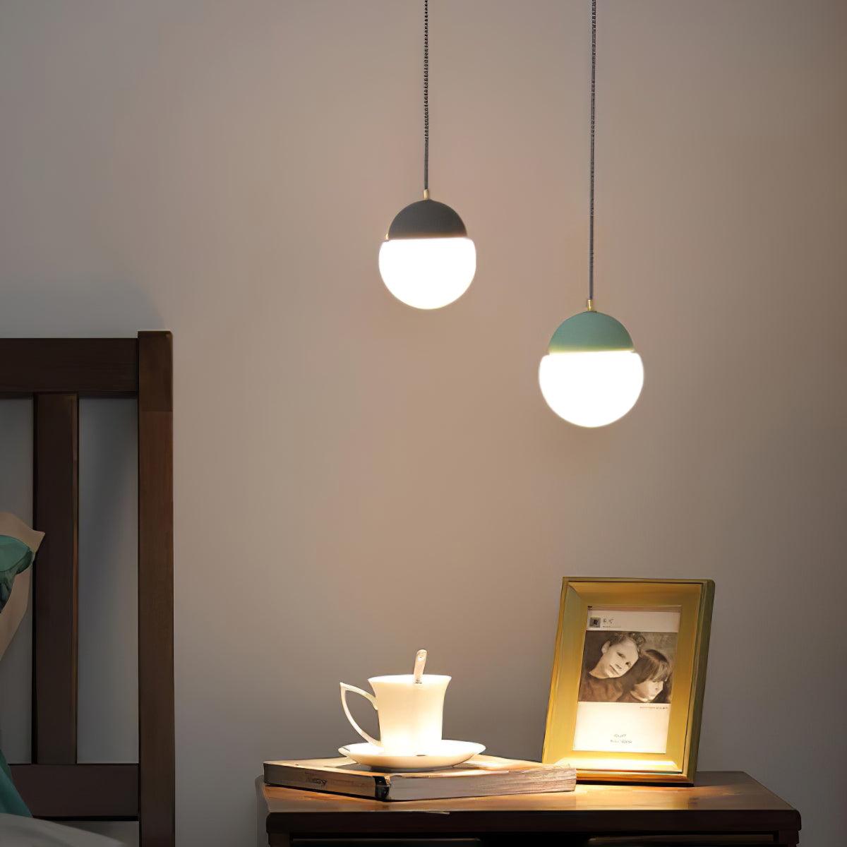 Ilraearis Glass Pendant Light-Neutral Decor