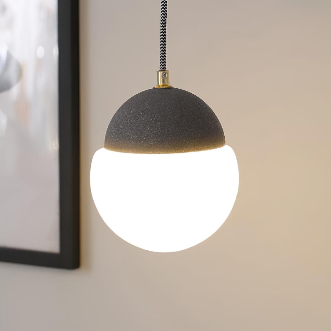 Ilraearis Glass Pendant Light-Neutral Decor