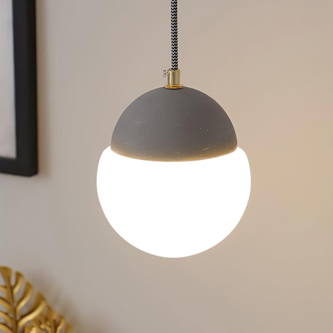 Ilraearis Glass Pendant Light-Neutral Decor