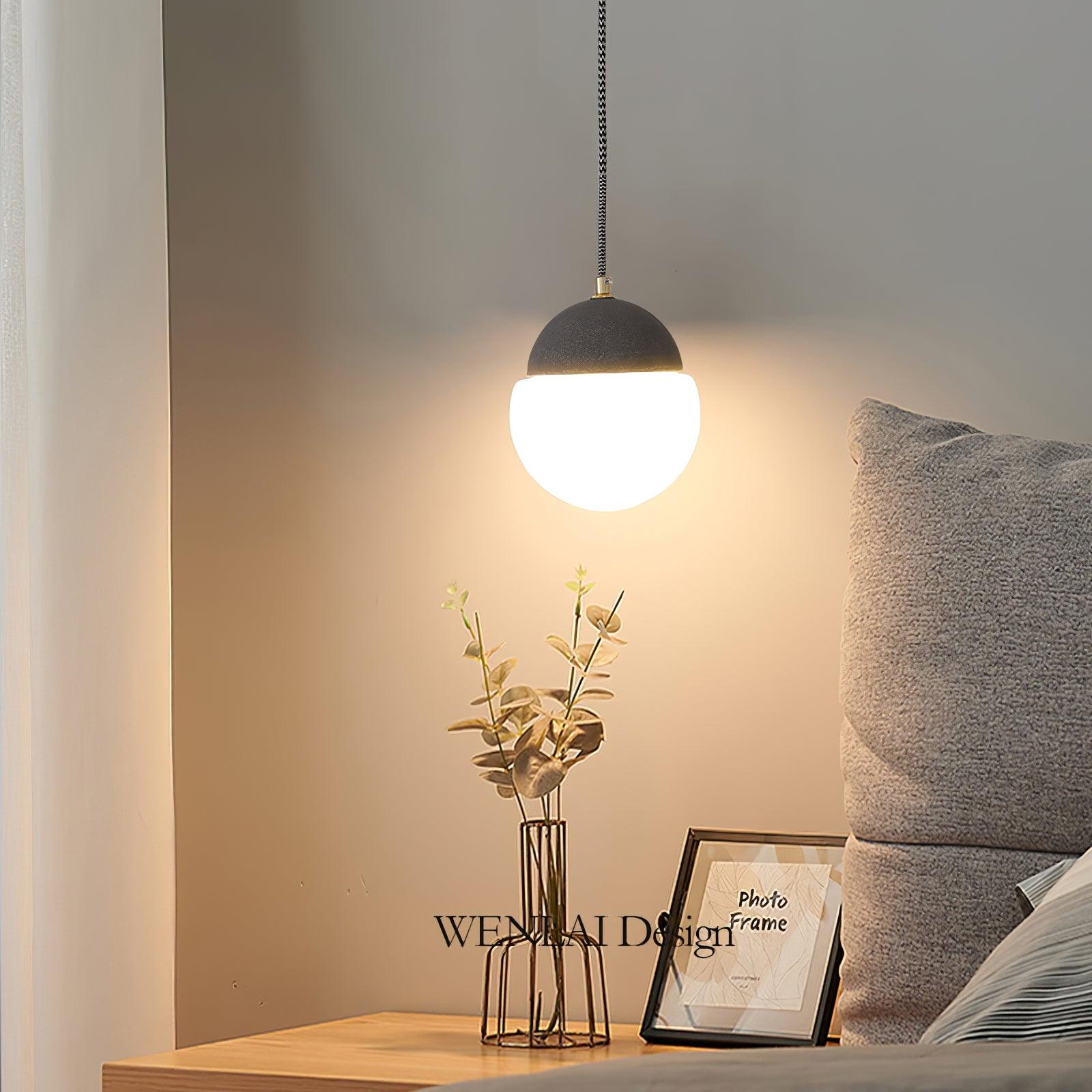 Ilraearis Glass Pendant Light-Neutral Decor