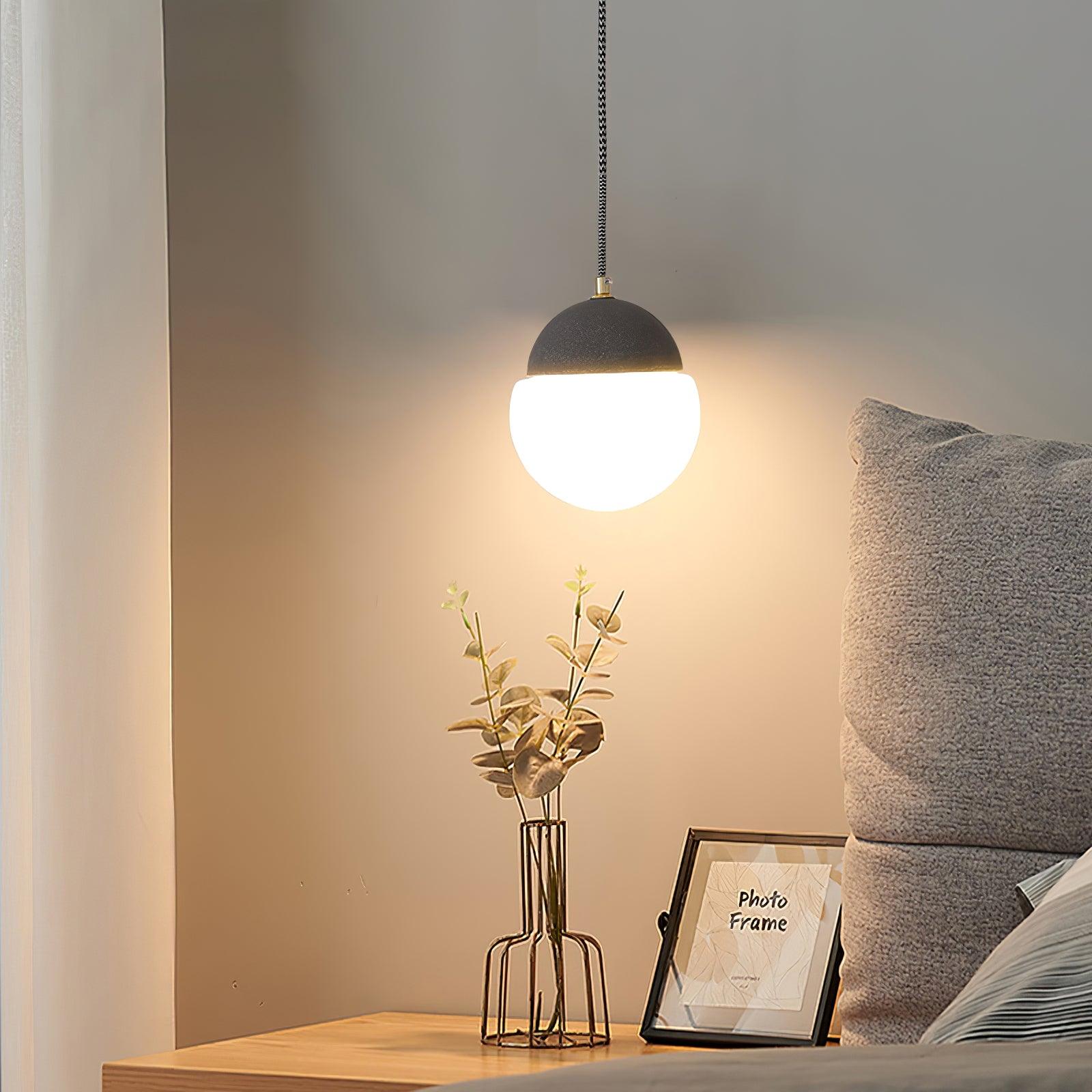 Ilraearis Glass Pendant Light-Neutral Decor