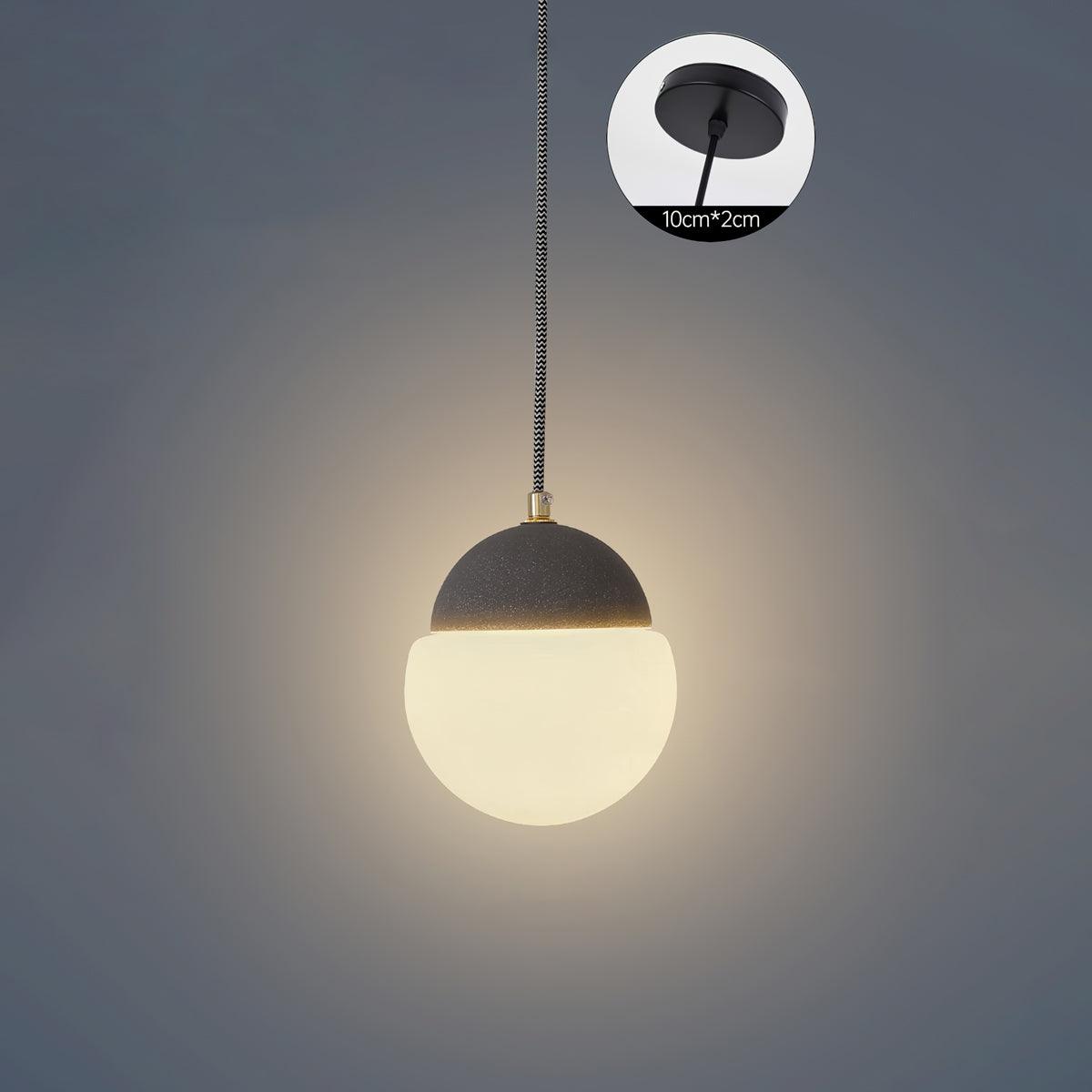 Ilraearis Glass Pendant Light-Neutral Decor