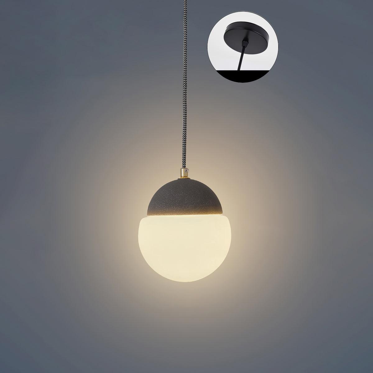 Ilraearis Glass Pendant Light-Neutral Decor