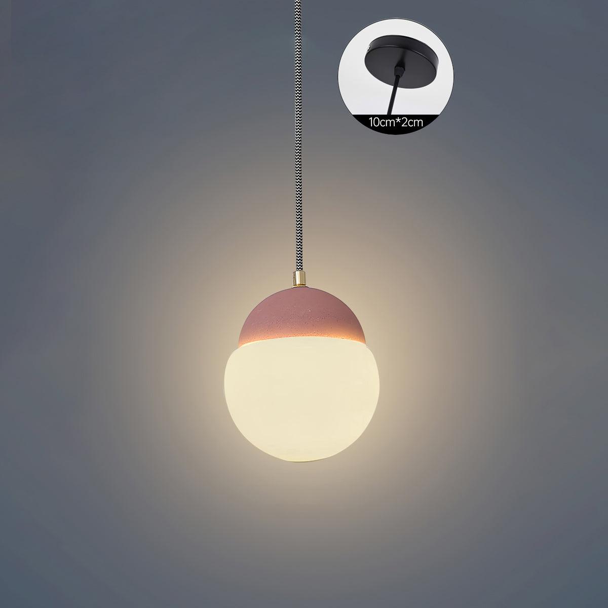 Ilraearis Glass Pendant Light-Neutral Decor