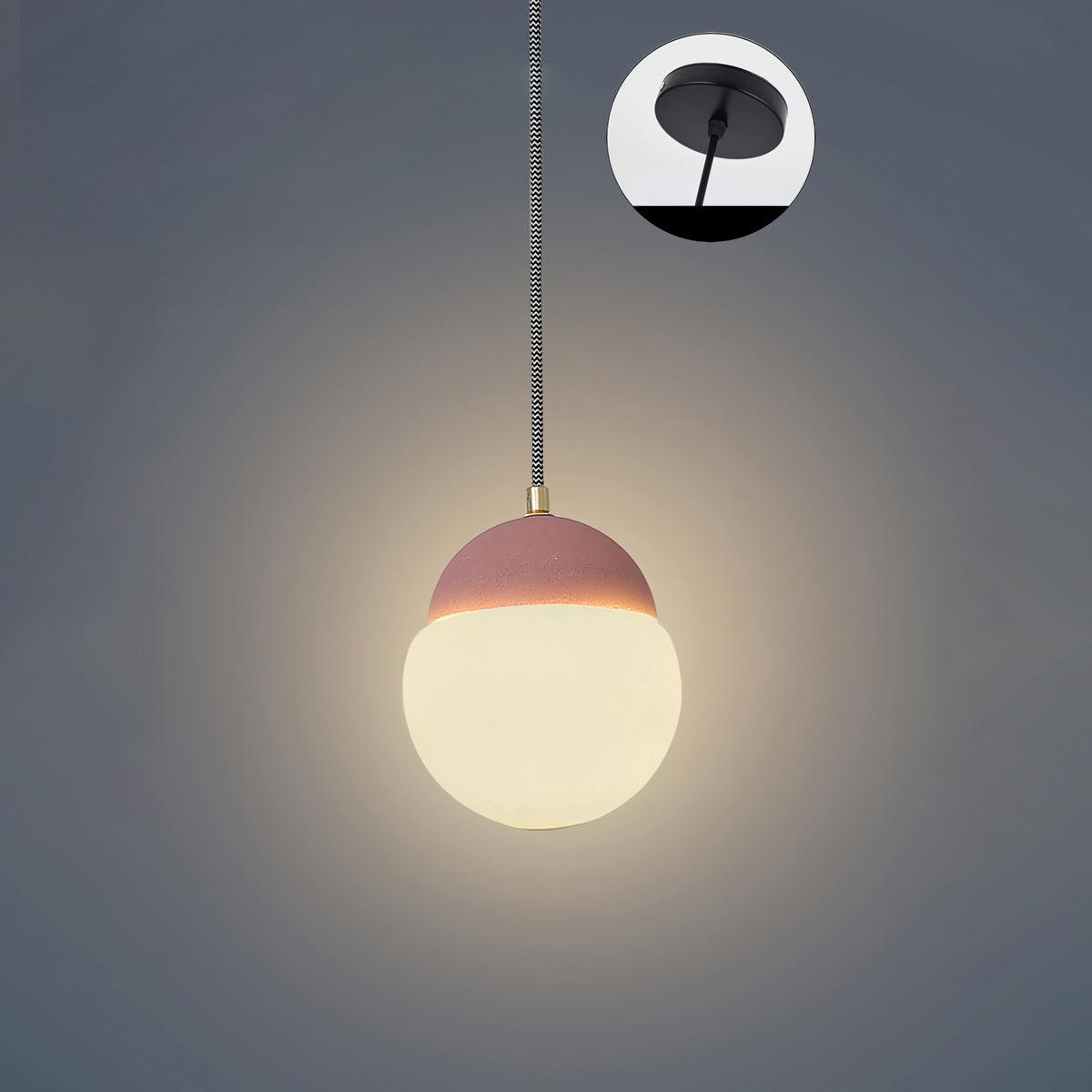 Ilraearis Glass Pendant Light-Neutral Decor