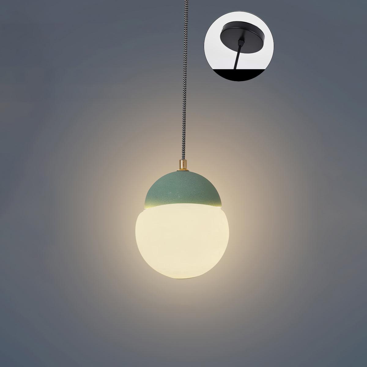 Ilraearis Glass Pendant Light-Neutral Decor