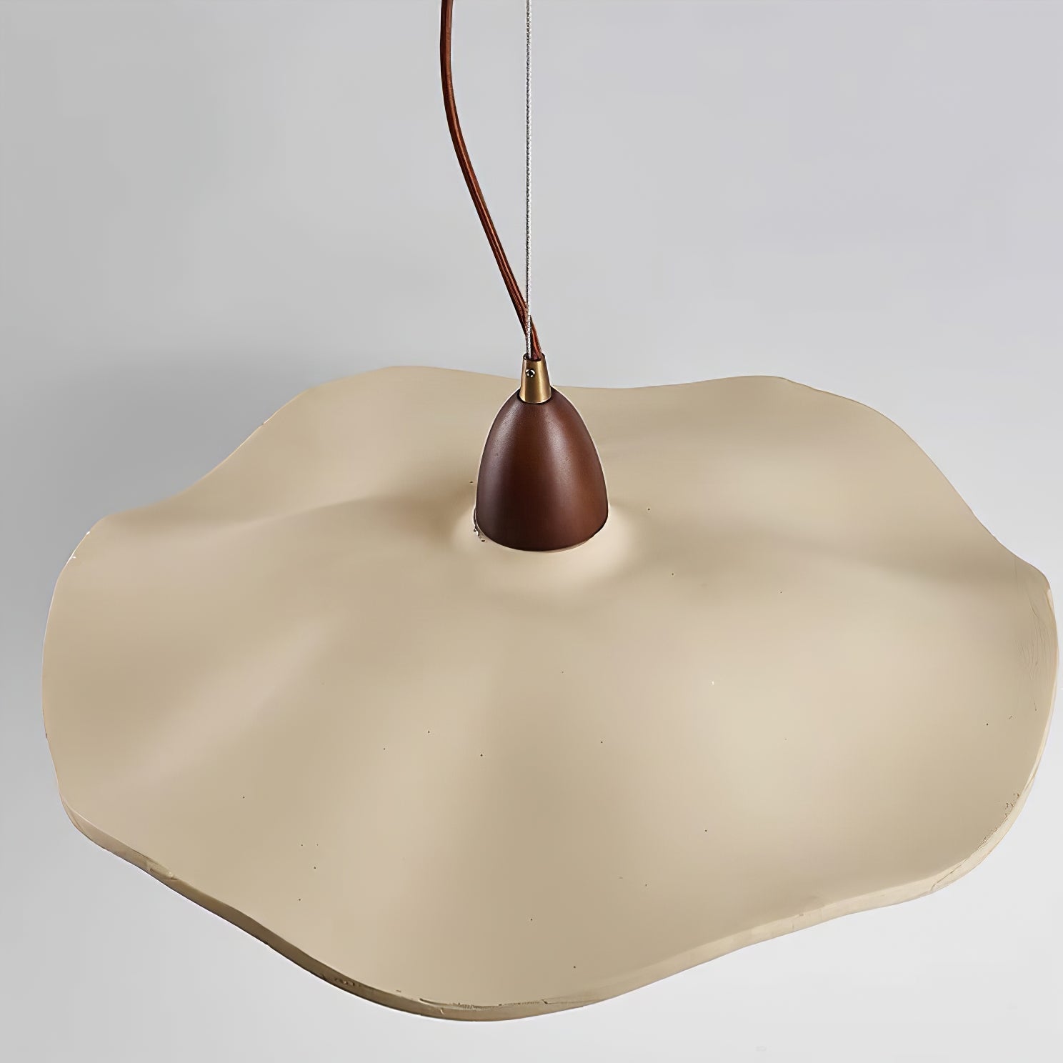 Siro Cement Wave Pendant Light-Neutral Decor