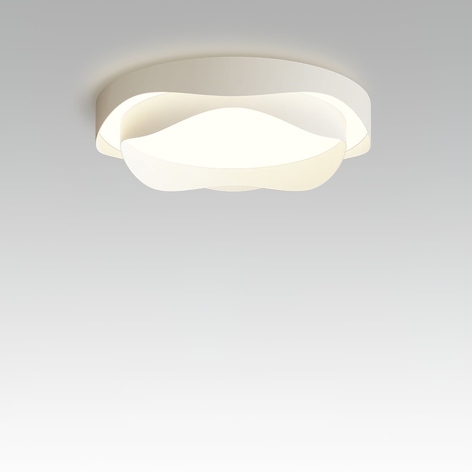 Vevelo Ceiling Lamp White for Living Room-Neutral Decor