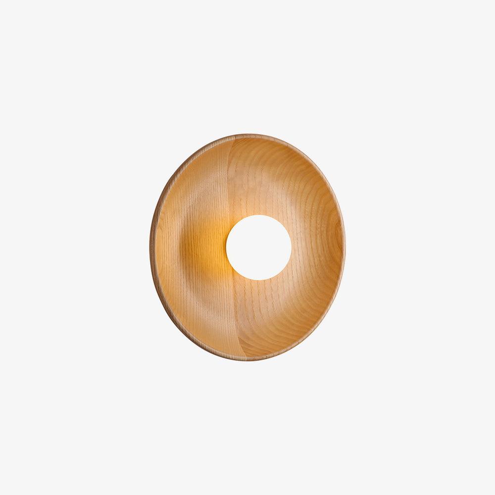 Sirixa Modern Minimalist Glass Wood Wall Lamp-Neutral Decor
