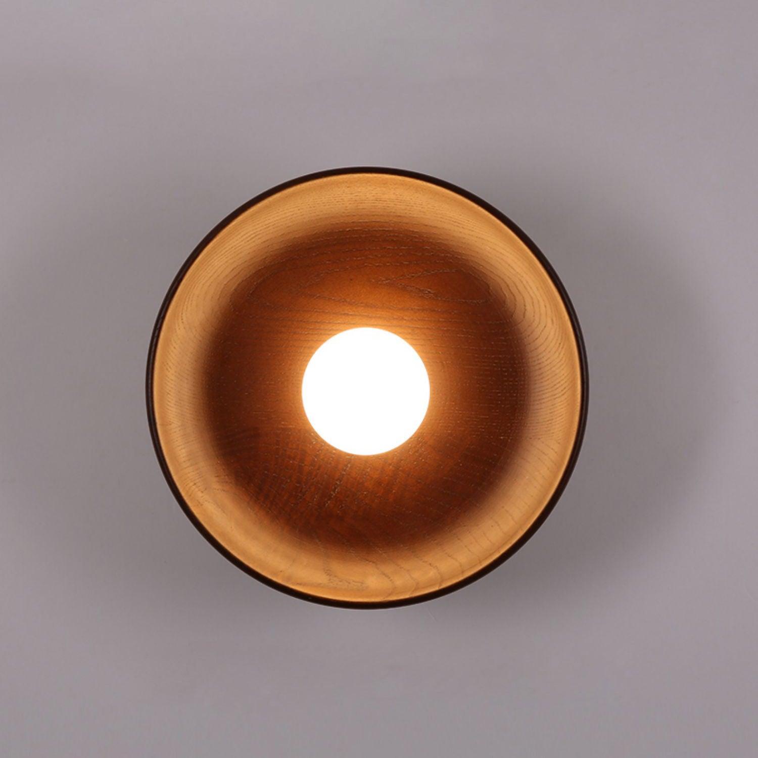 Sirixa Modern Minimalist Glass Wood Wall Lamp-Neutral Decor