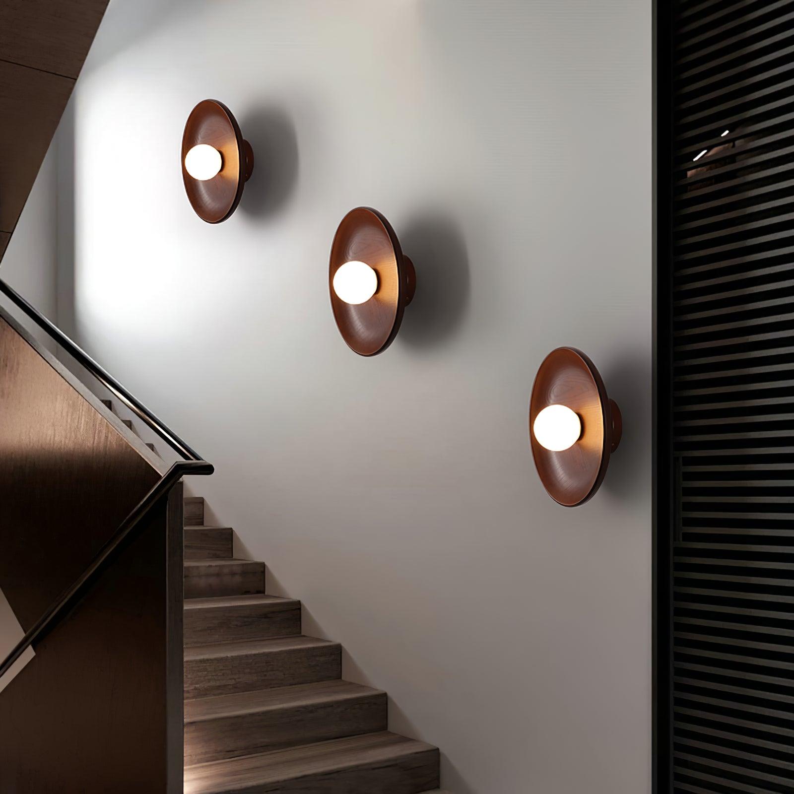 Sirixa Modern Minimalist Glass Wood Wall Lamp-Neutral Decor