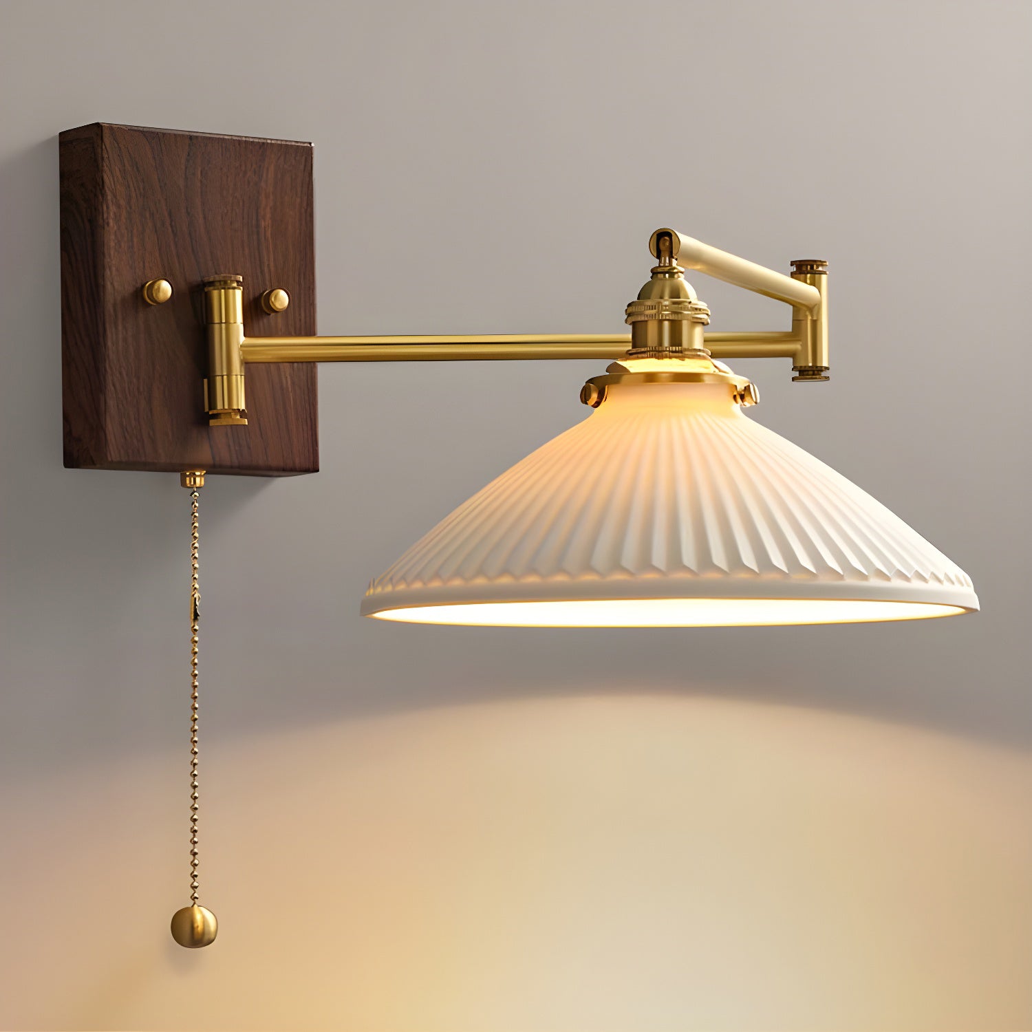 Diroxen Wall Lamp Unique Geometry Ceramic Metal-Neutral Decor