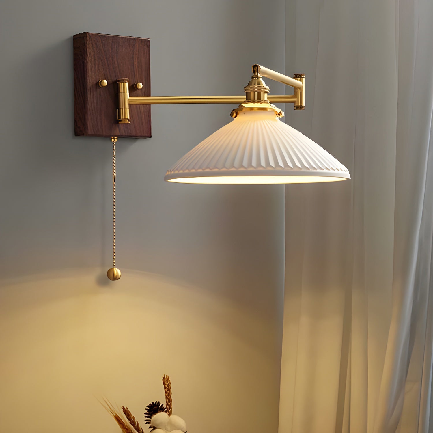 Diroxen Wall Lamp Unique Geometry Ceramic Metal-Neutral Decor