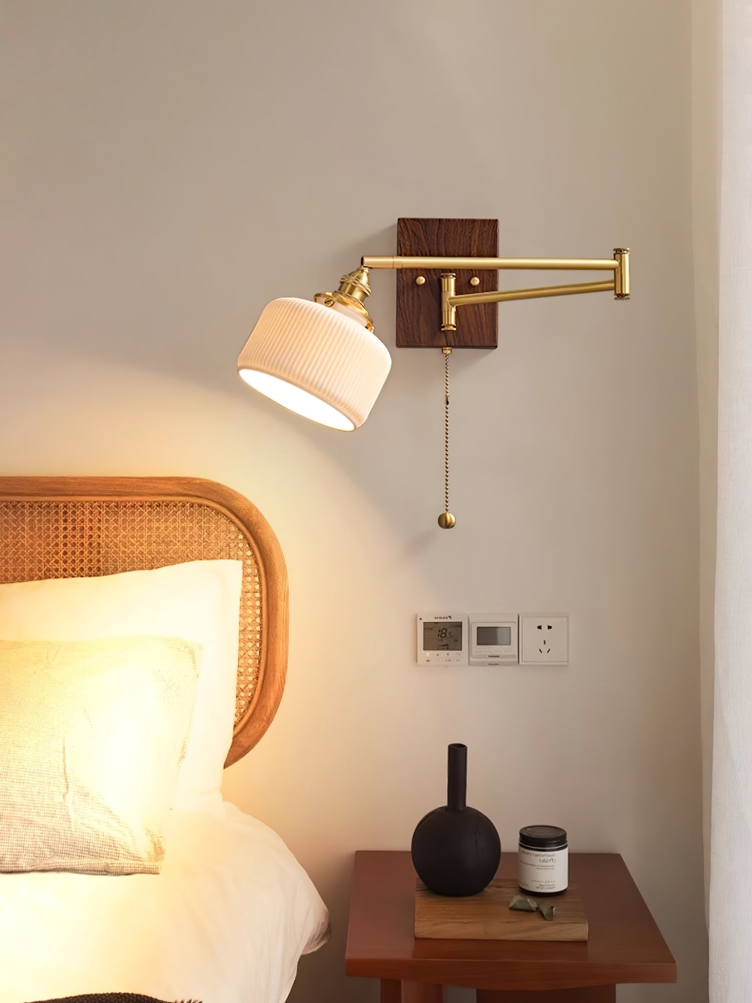 Diroxen Wall Lamp Unique Geometry Ceramic Metal-Neutral Decor