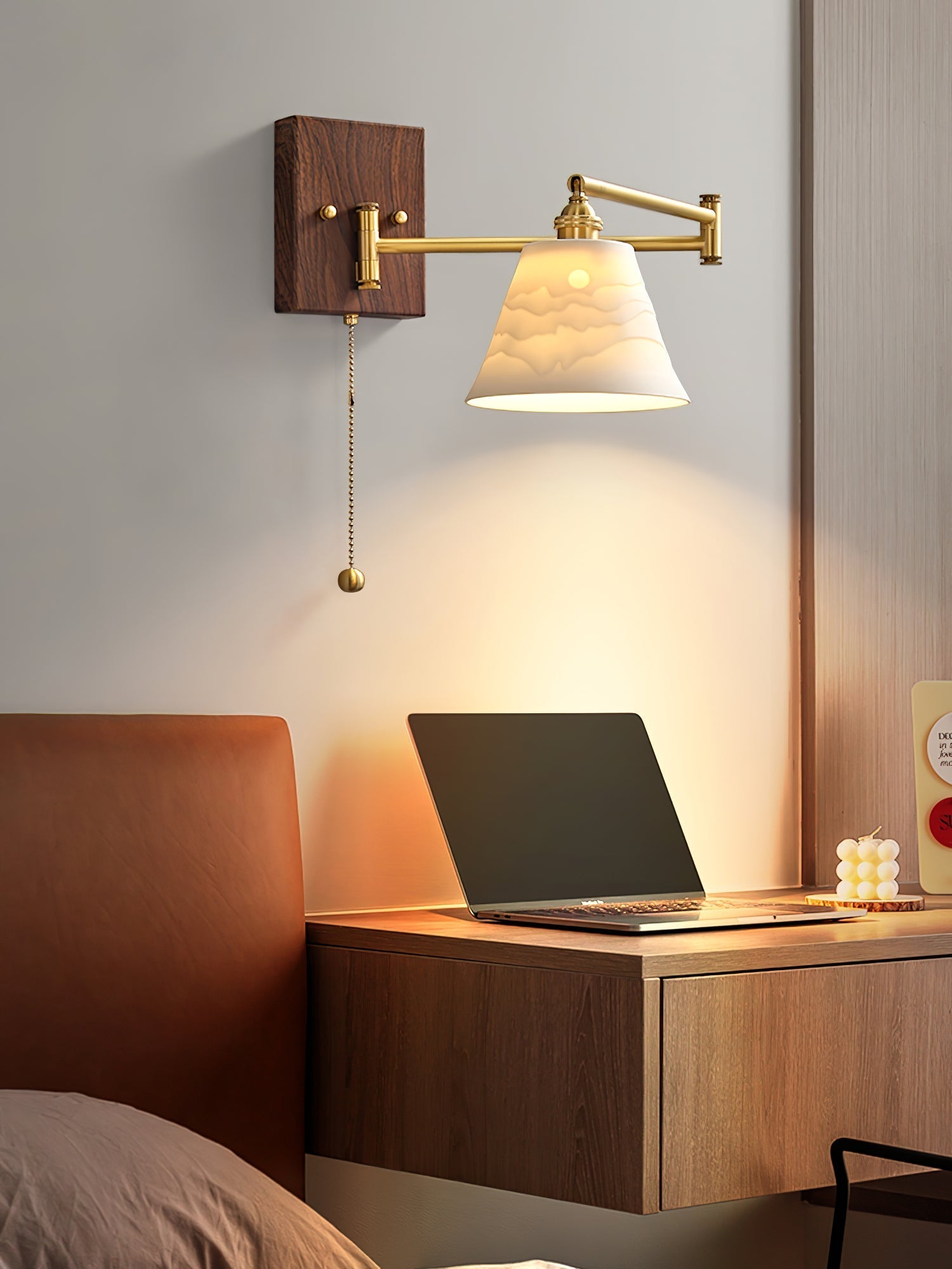 Diroxen Wall Lamp Unique Geometry Ceramic Metal-Neutral Decor