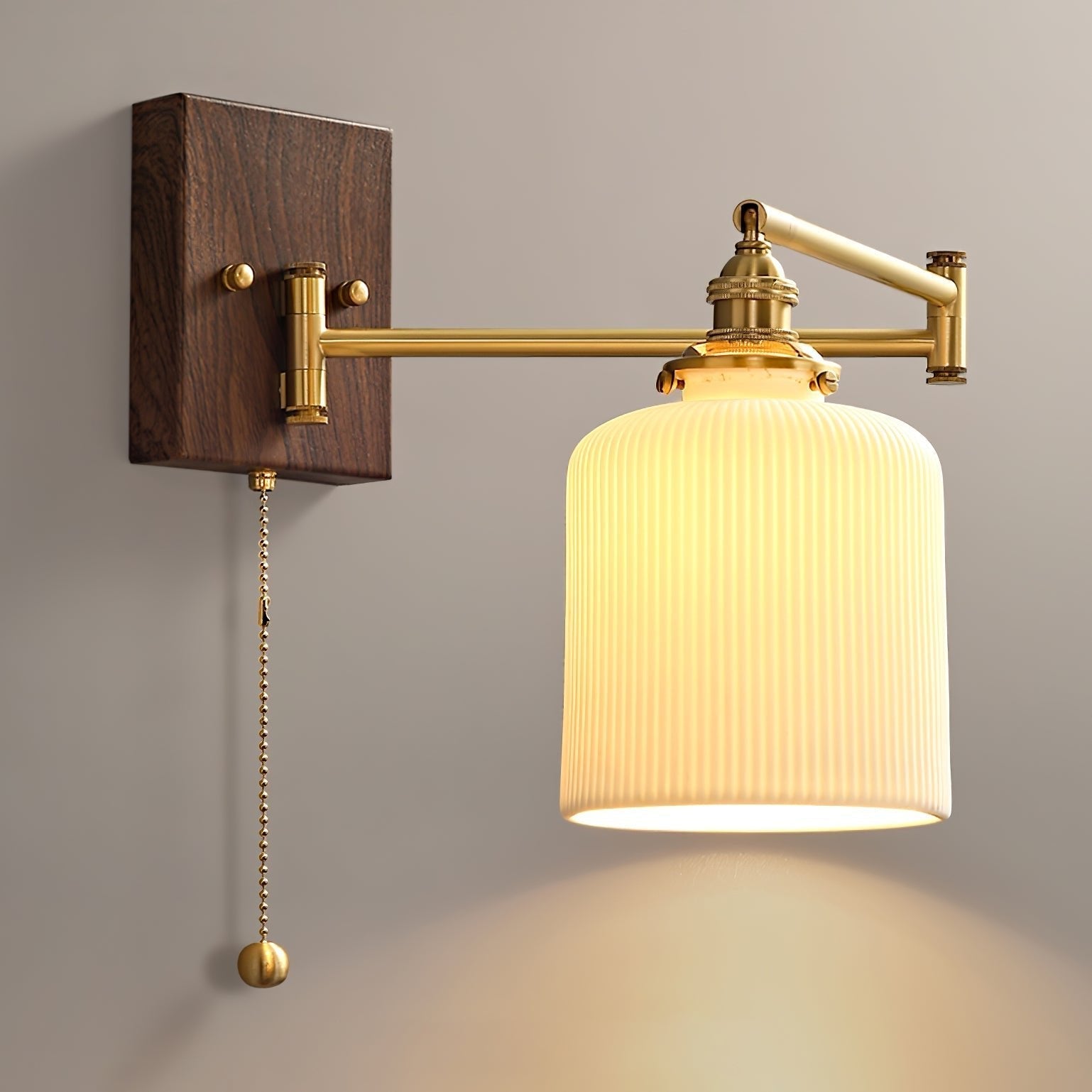 Diroxen Wall Lamp Unique Geometry Ceramic Metal-Neutral Decor