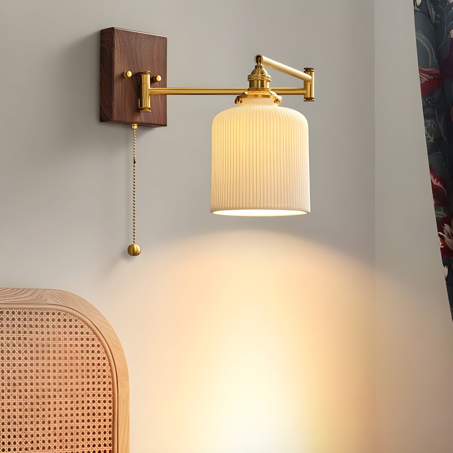 Diroxen Wall Lamp Unique Geometry Ceramic Metal-Neutral Decor