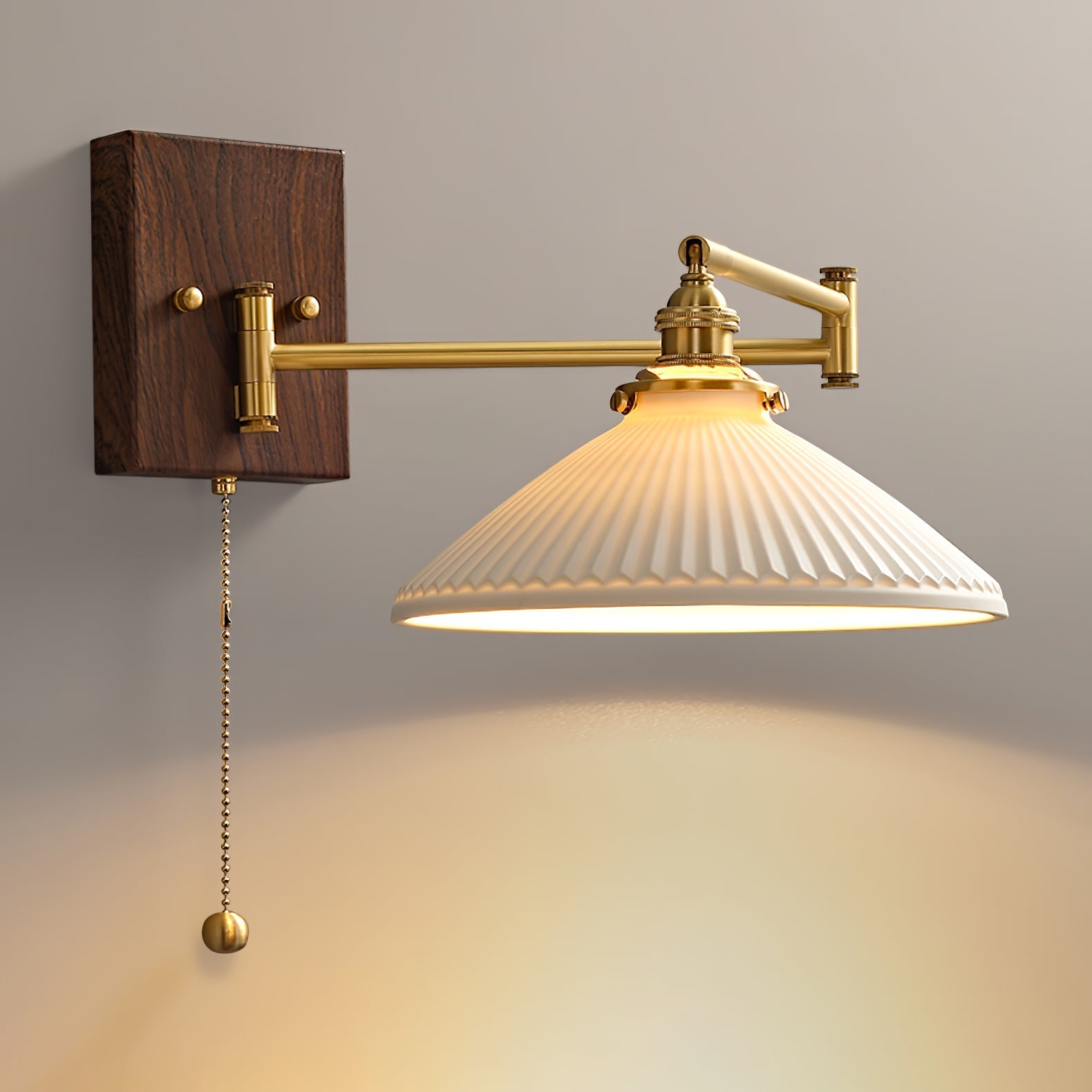 Diroxen Wall Lamp Unique Geometry Ceramic Metal-Neutral Decor