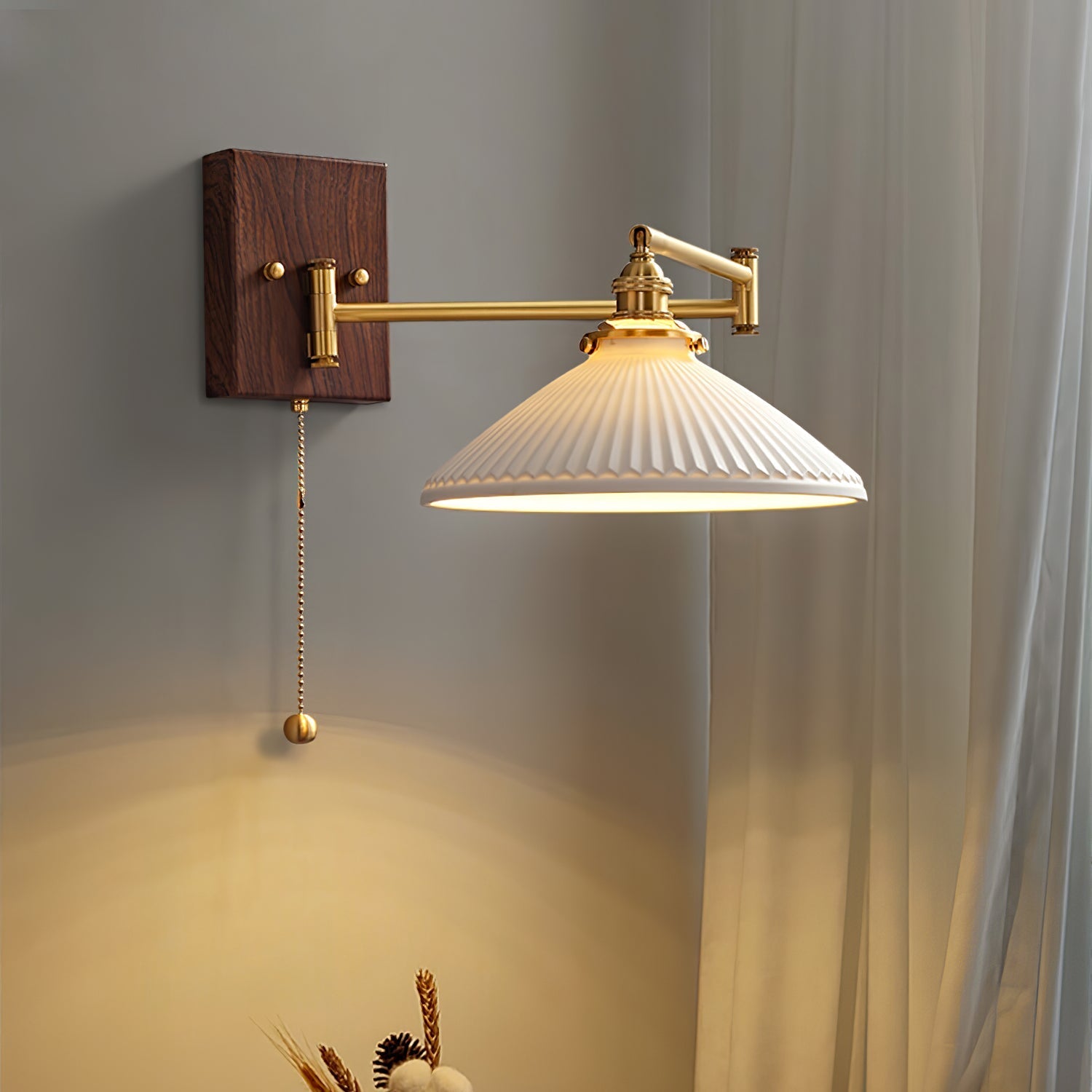 Diroxen Wall Lamp Unique Geometry Ceramic Metal-Neutral Decor