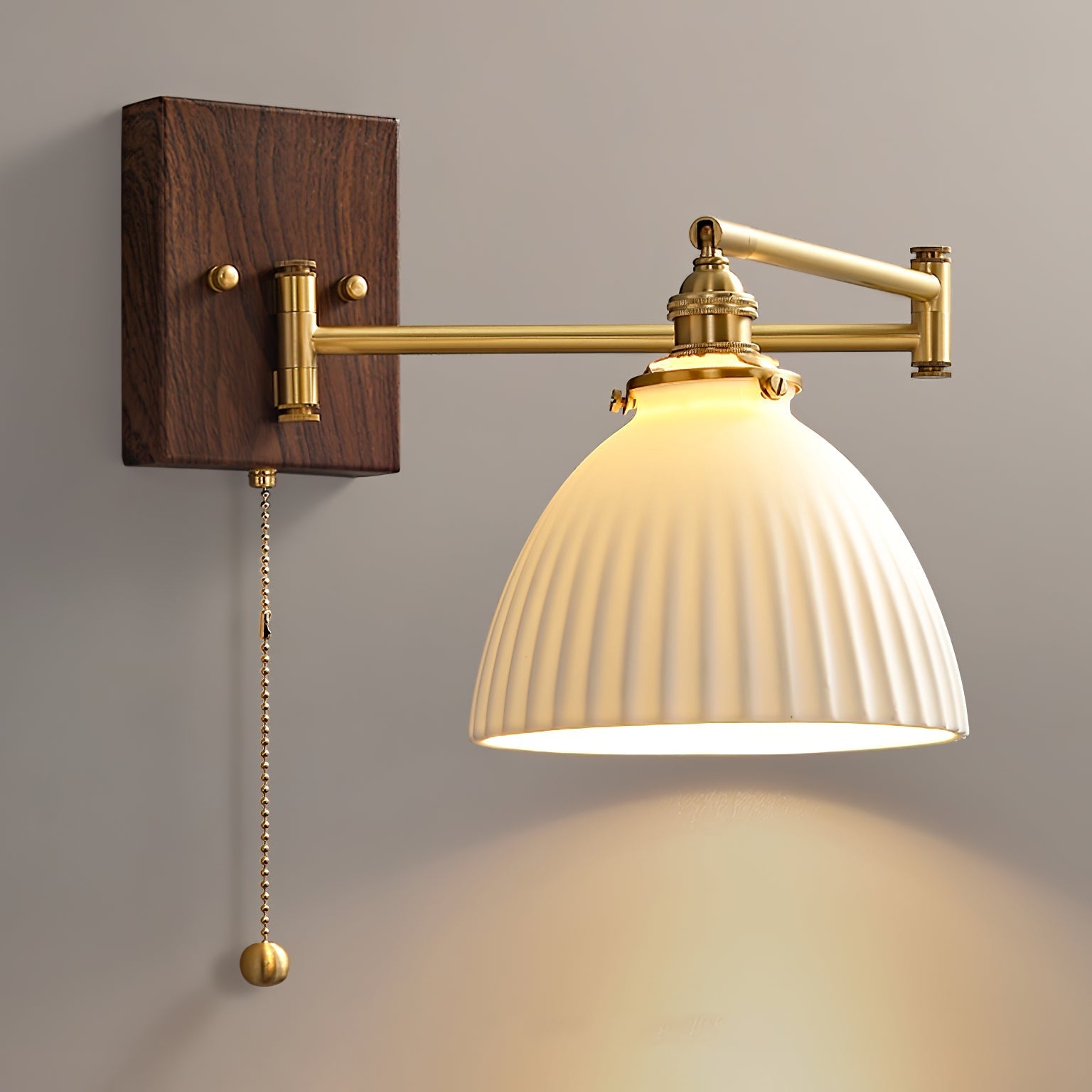 Diroxen Wall Lamp Unique Geometry Ceramic Metal-Neutral Decor