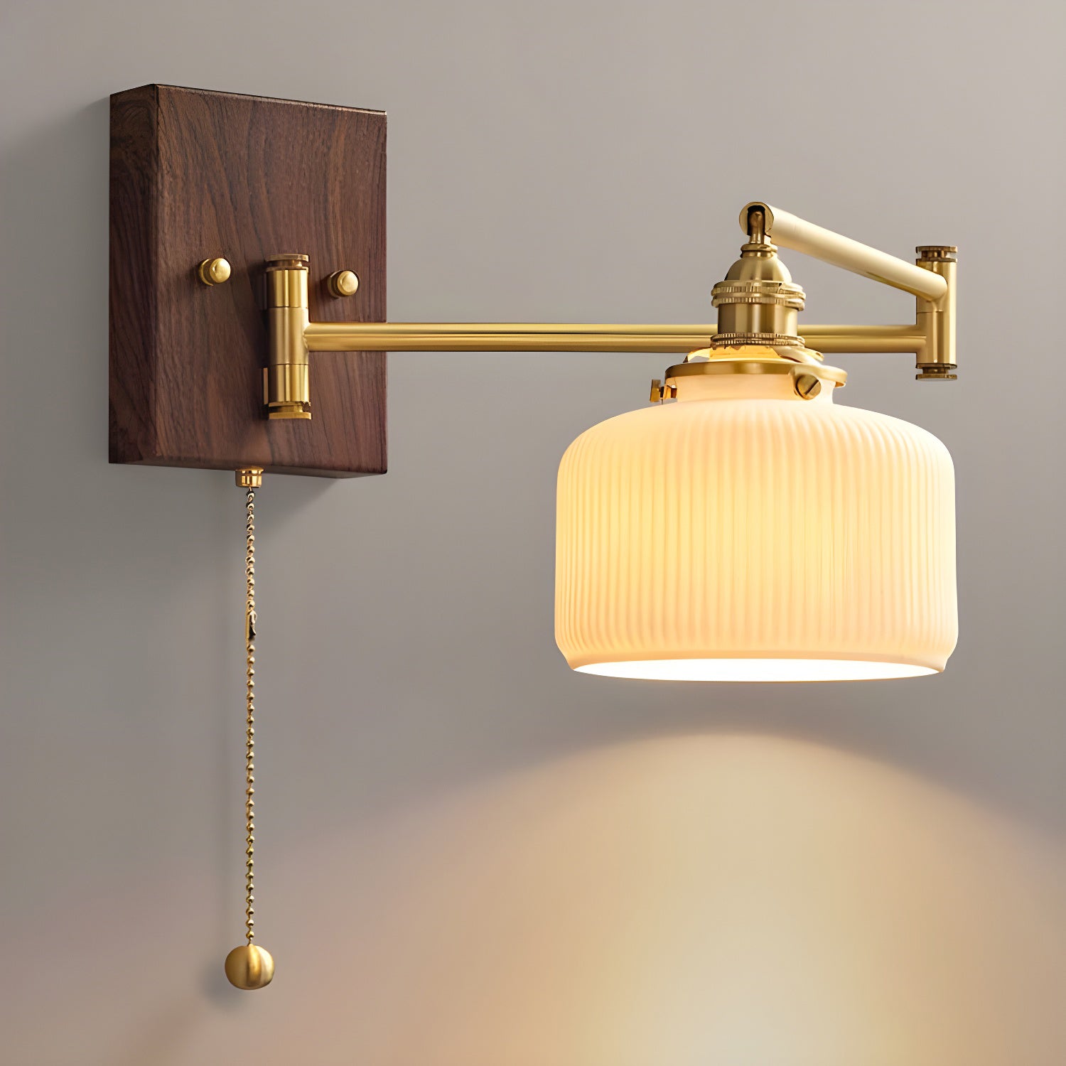 Diroxen Wall Lamp Unique Geometry Ceramic Metal-Neutral Decor
