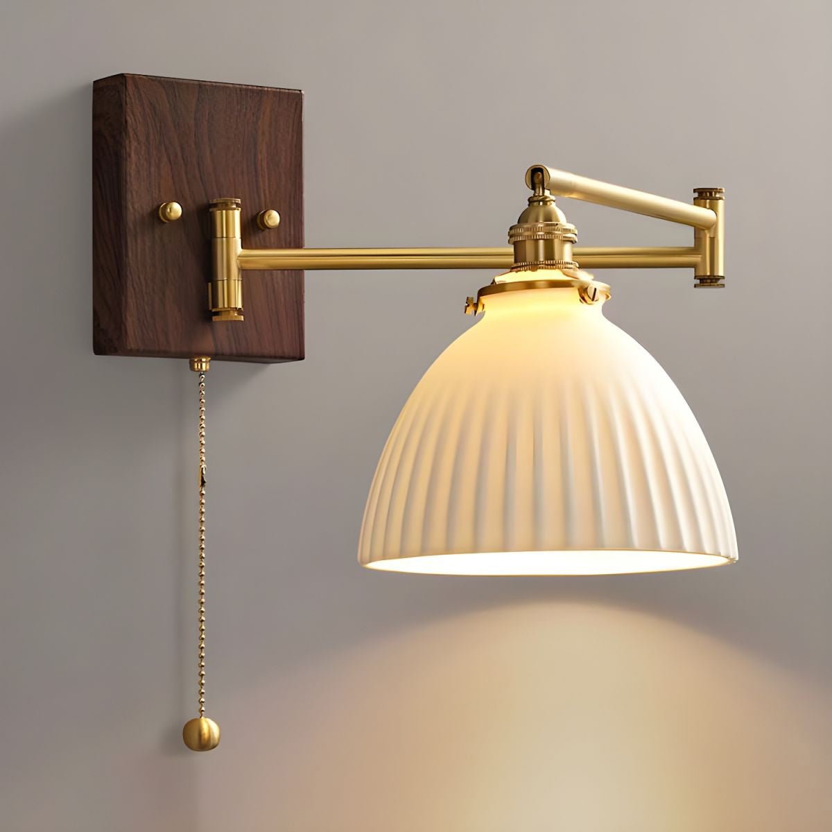 Diroxen Wall Lamp Unique Geometry Ceramic Metal-Neutral Decor