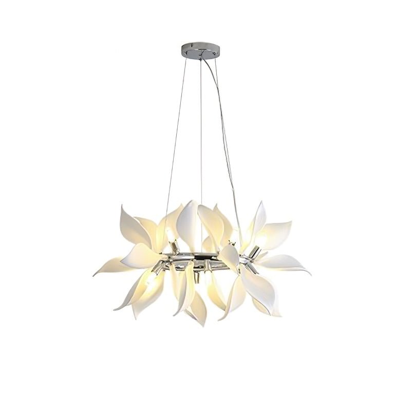 Avir Pendant Lamp Ceramic Petals Blooming-Neutral Decor