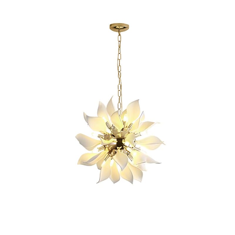 Avir Pendant Lamp Ceramic Petals Blooming-Neutral Decor