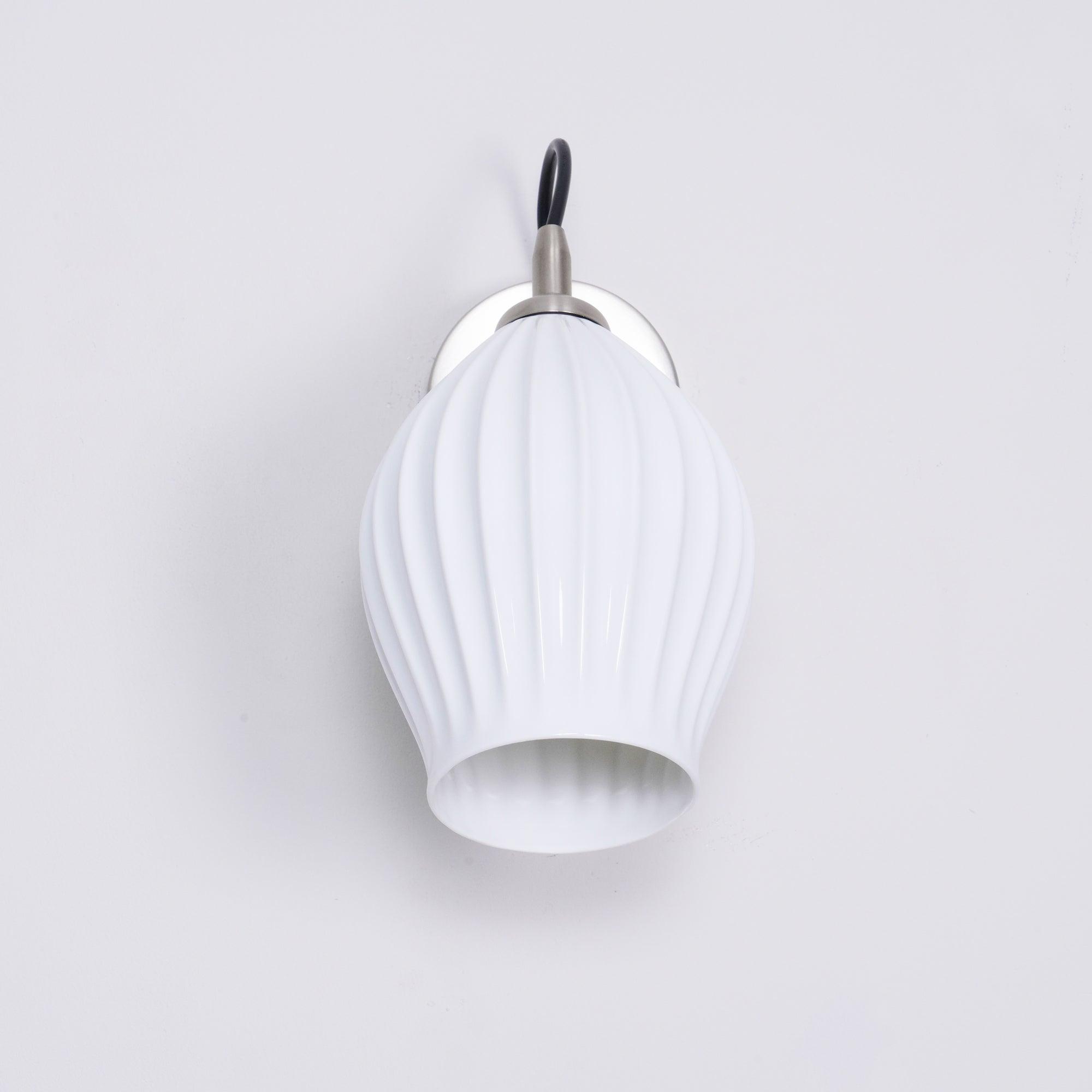 Zotalisra Modern Minimalist Ribbed Ceramic Wall light-Neutral Decor