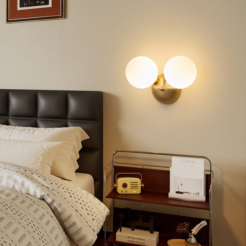 Ordoran Modern Minimalist Glass Wall Lamp-Neutral Decor