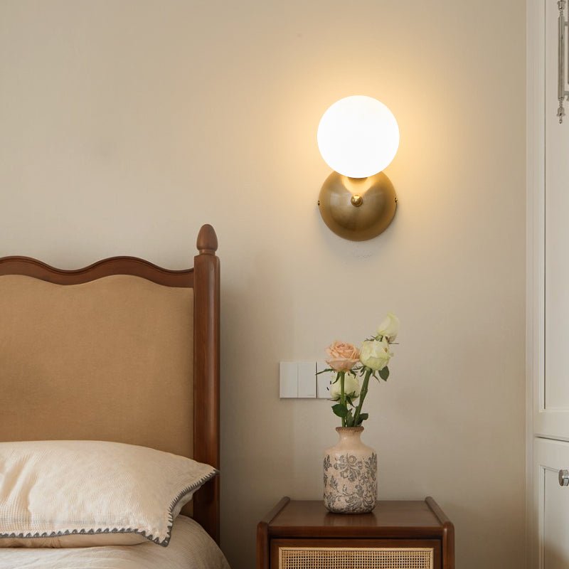 Ordoran Modern Minimalist Glass Wall Lamp-Neutral Decor