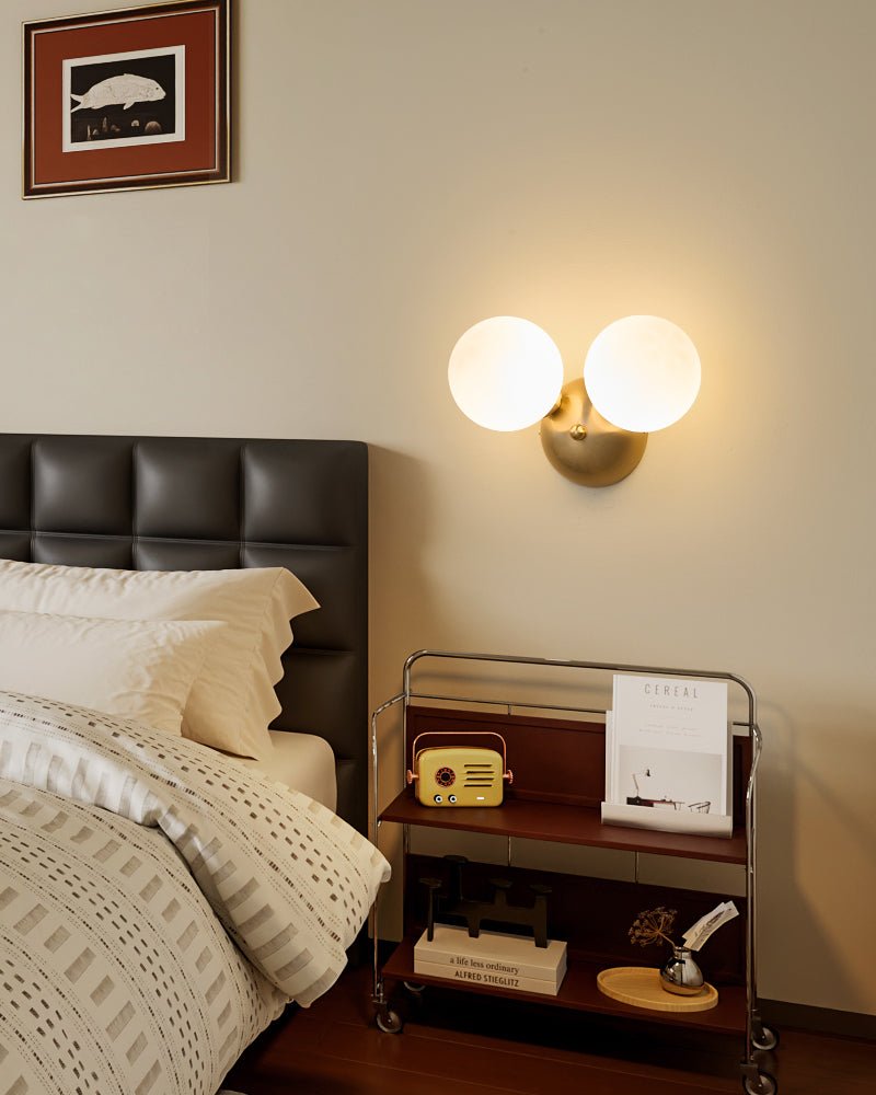 Ordoran Modern Minimalist Glass Wall Lamp-Neutral Decor