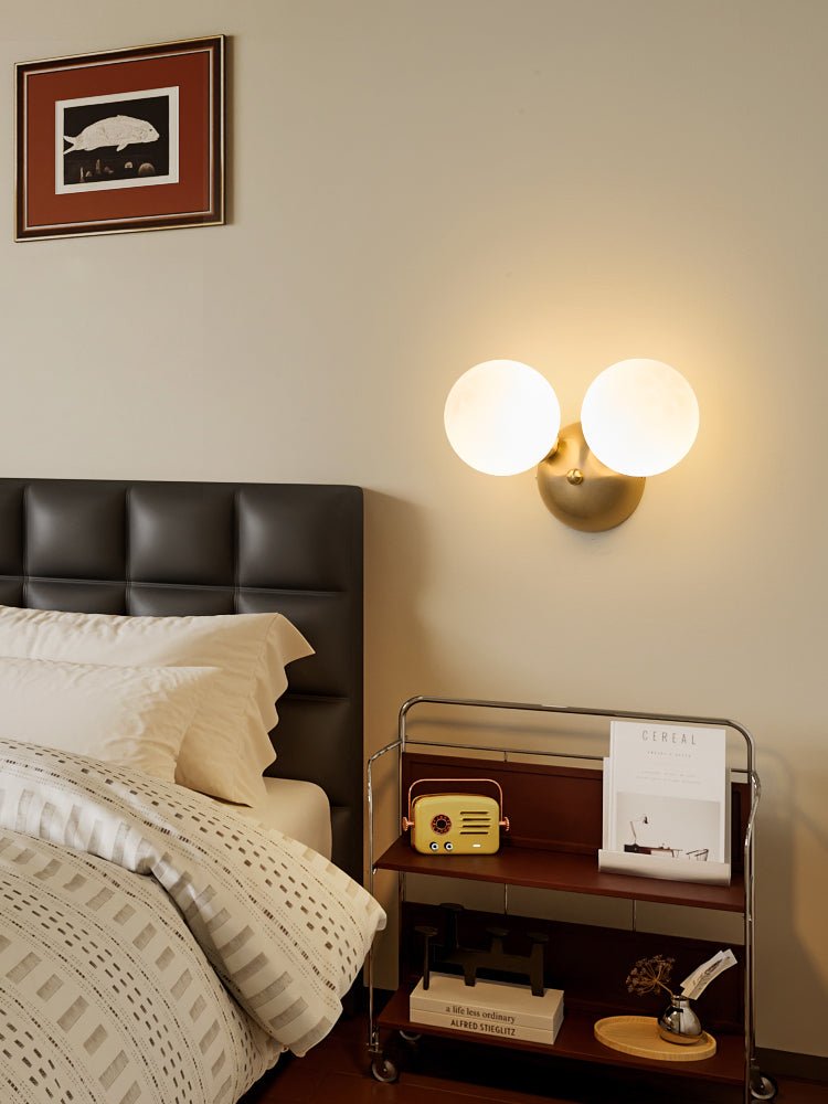 Ordoran Modern Minimalist Glass Wall Lamp-Neutral Decor