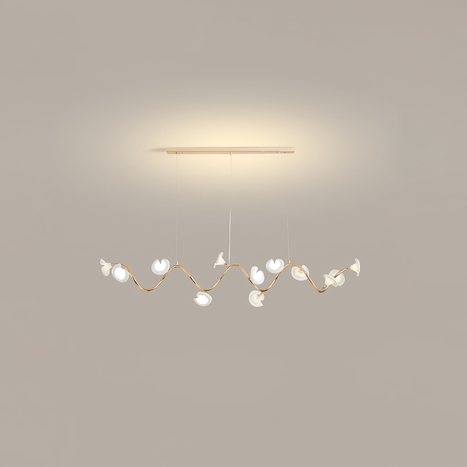 Covlen Chandelier Blossom Branch Elegant-Neutral Decor