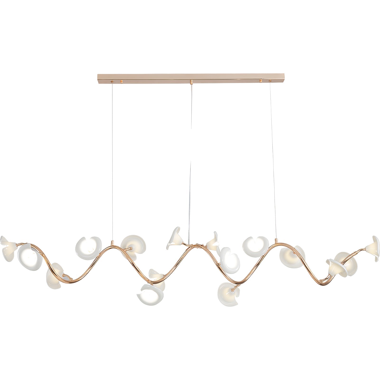 Covlen Chandelier Blossom Branch Elegant-Neutral Decor