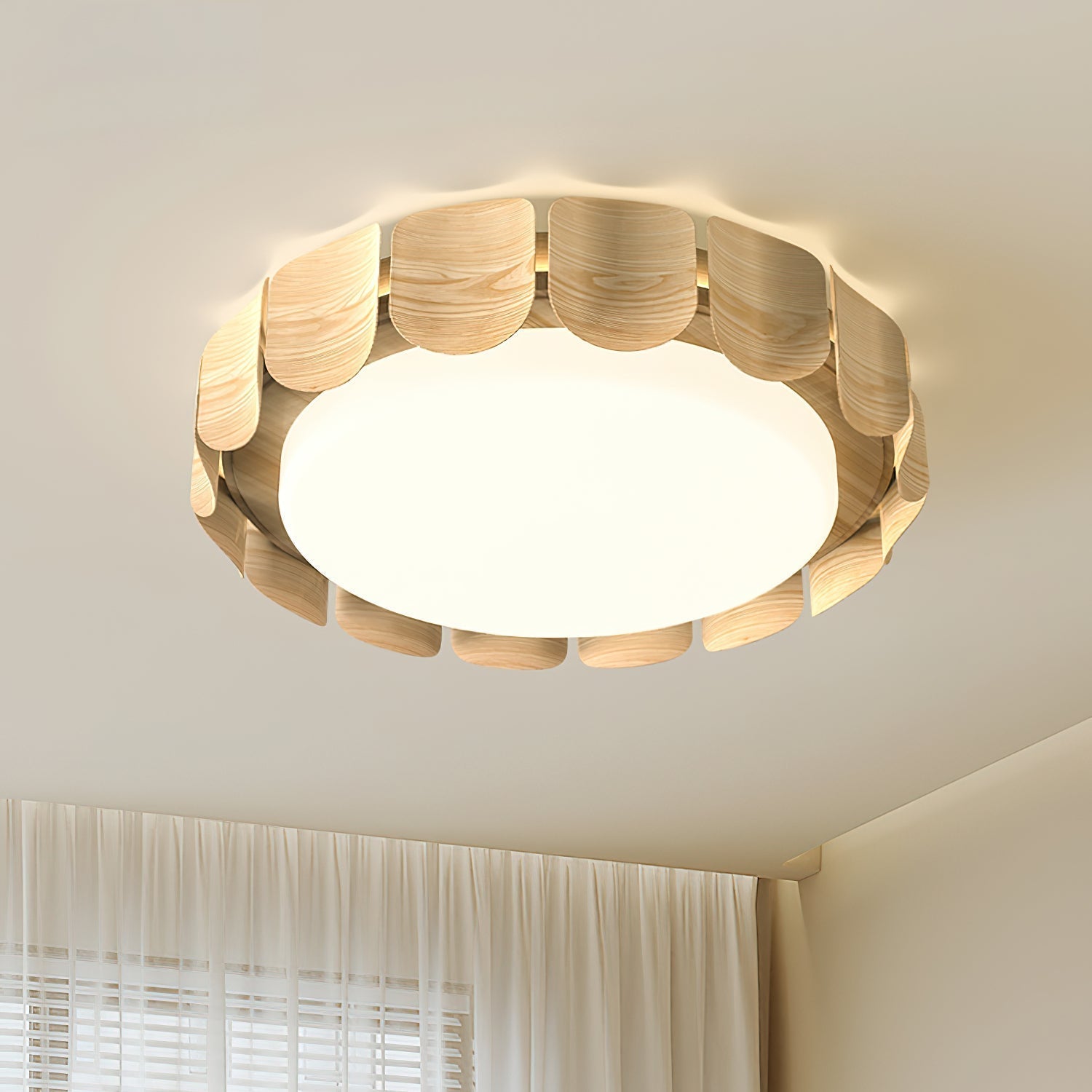 Ardura Walnut LED Ceiling Light