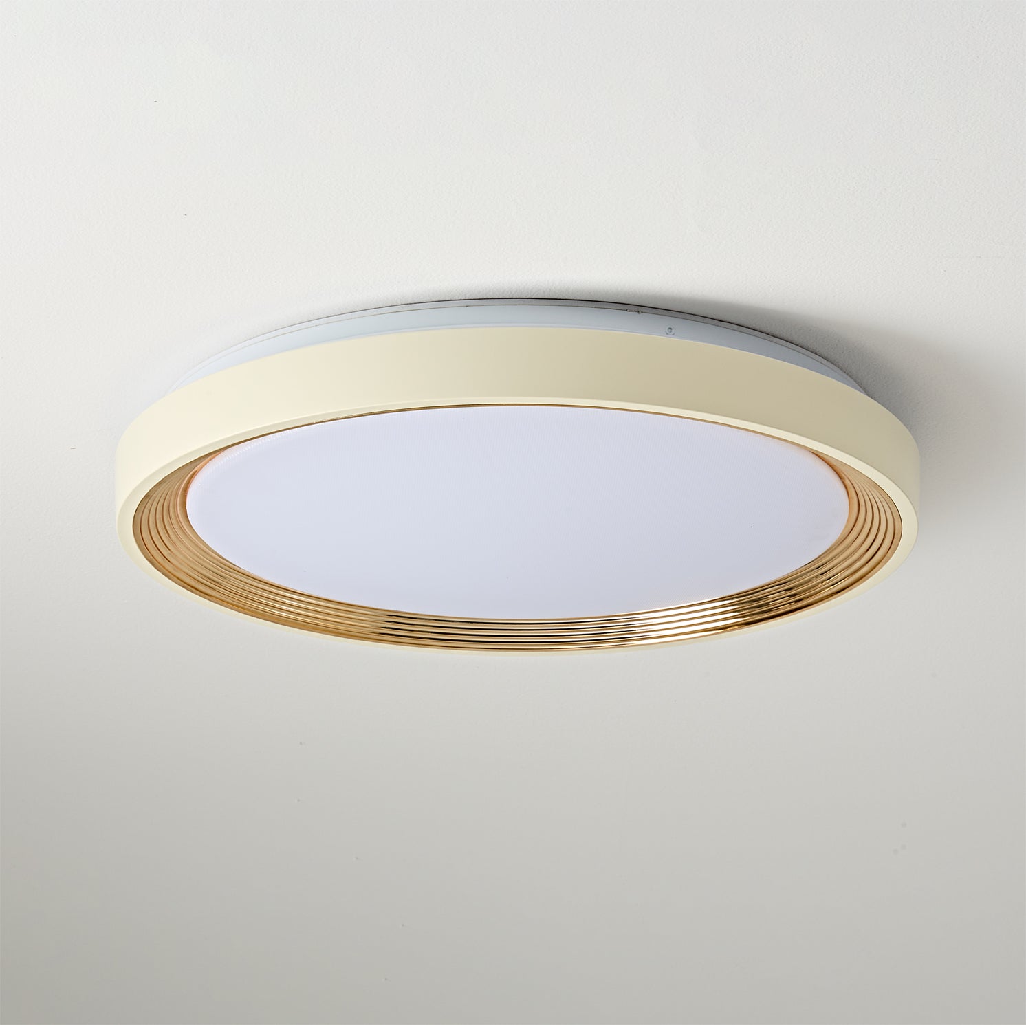 Gold Cerova Ceiling Light adding a touch of luxury to an entryway.