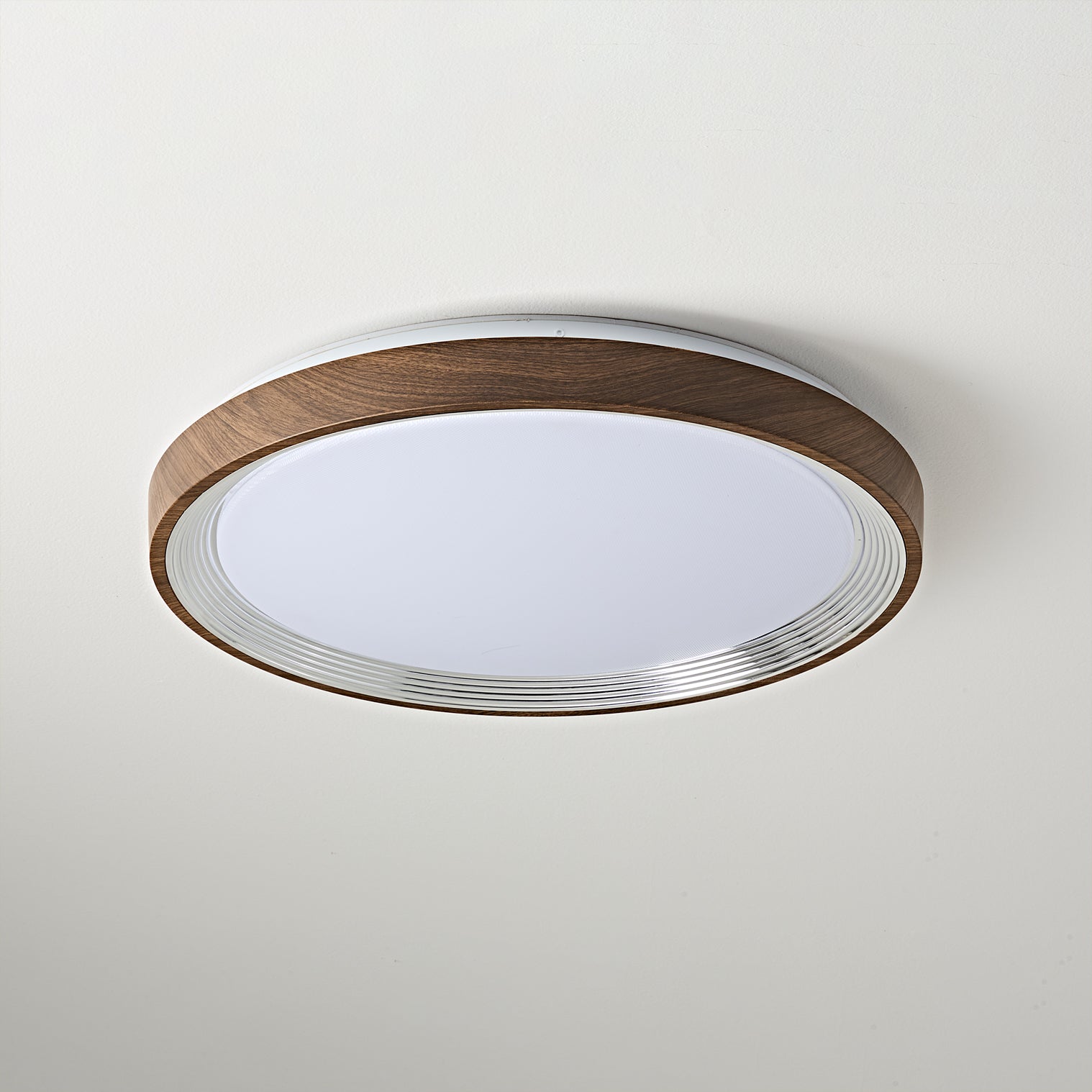 Top-down view of the Cerova Ceiling Light against a white ceiling.