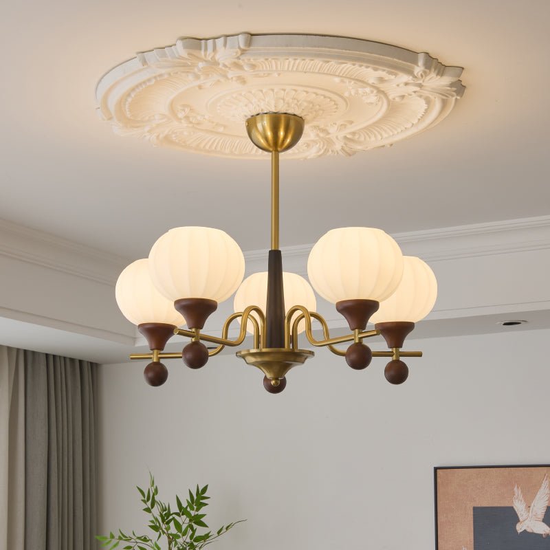 Anorionis Traditional Premium Wood Chandelier-Neutral Decor