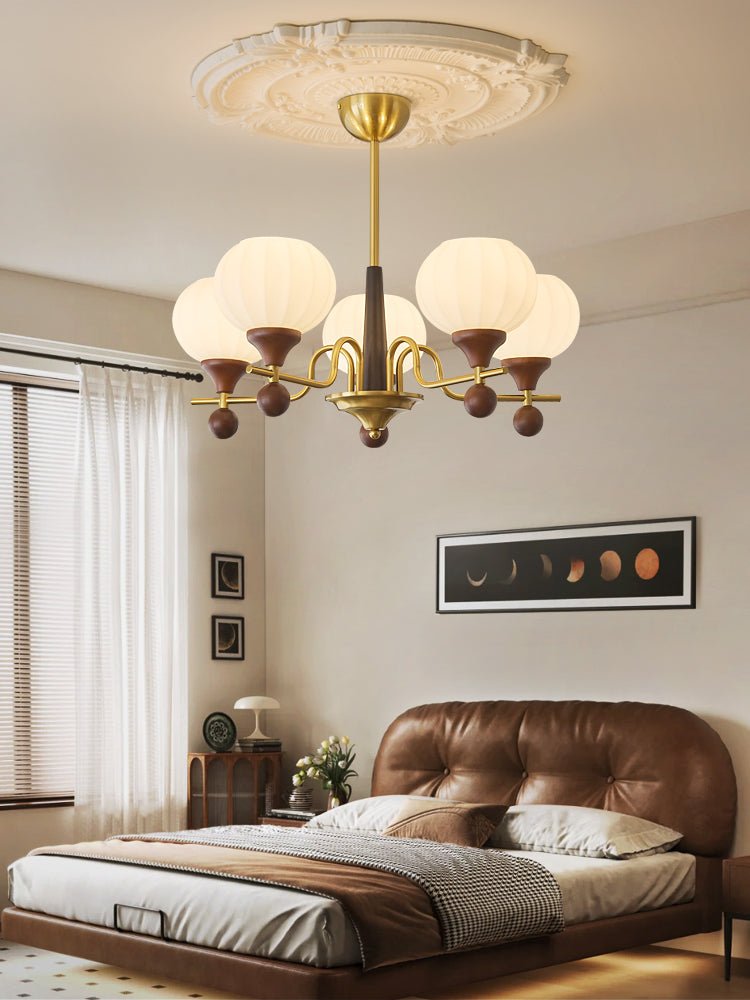 Anorionis Traditional Premium Wood Chandelier-Neutral Decor