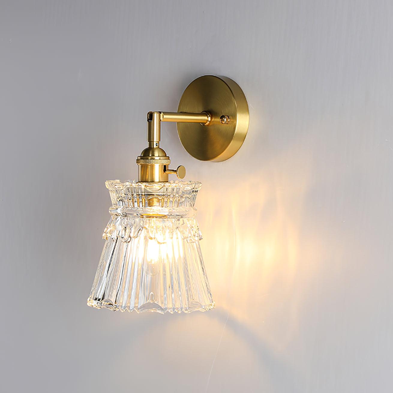 Foski Wall Lamp Flared Crystal Classic-Neutral Decor