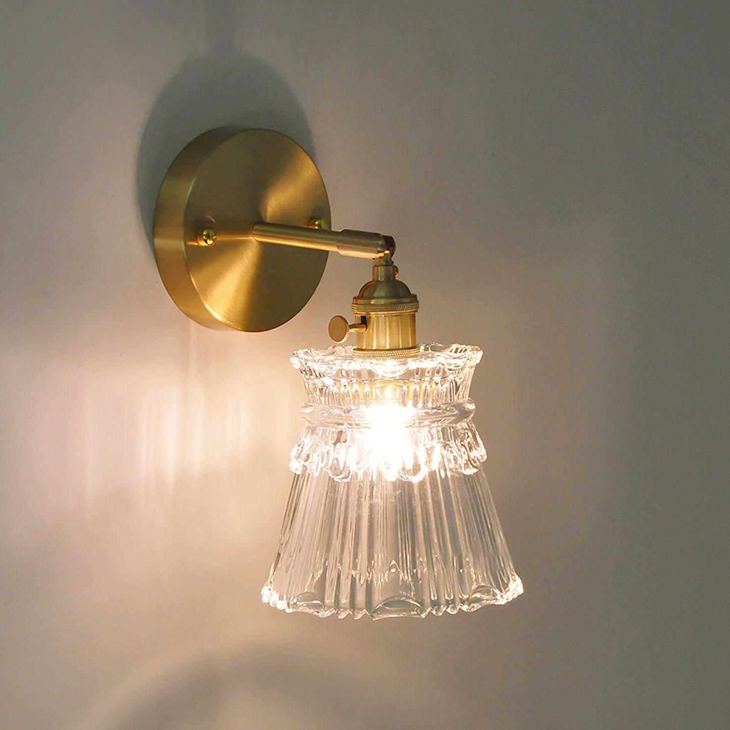 Foski Wall Lamp Flared Crystal Classic-Neutral Decor