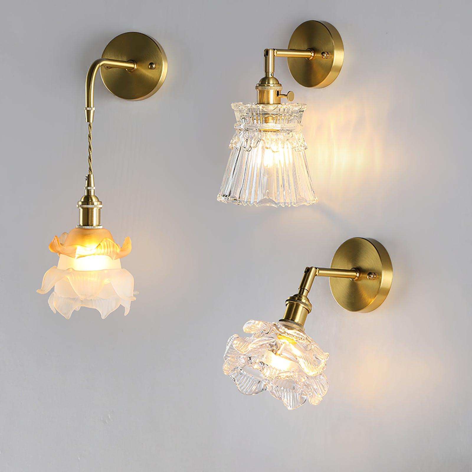 Foski Wall Lamp Flared Crystal Classic-Neutral Decor
