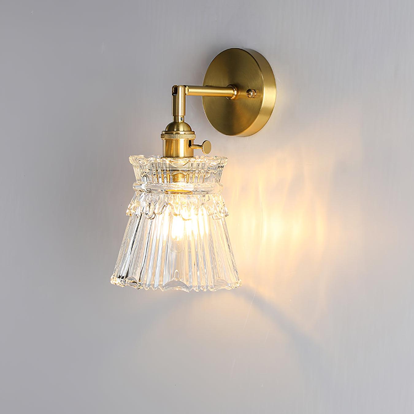 Foski Wall Lamp Flared Crystal Classic-Neutral Decor