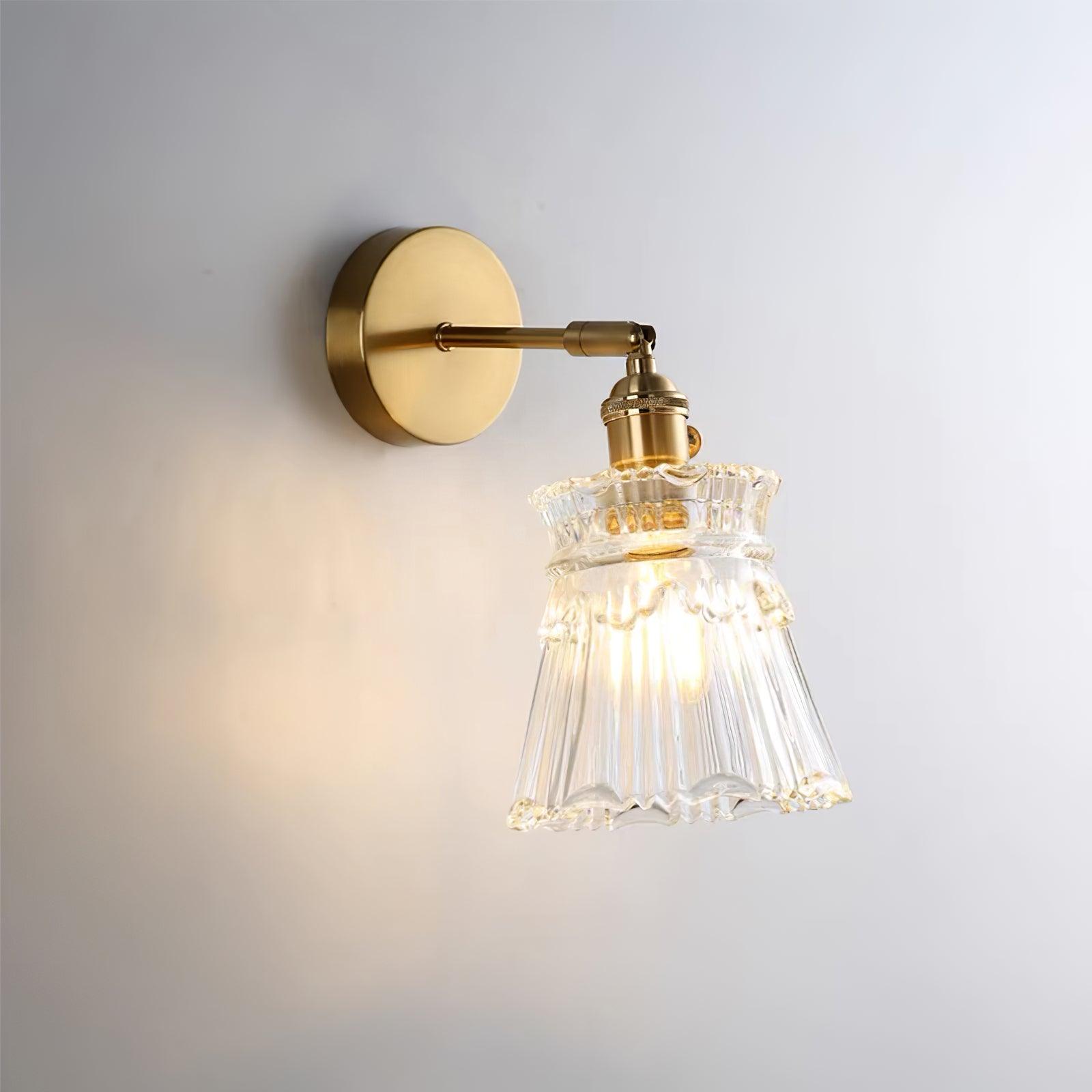 Foski Wall Lamp Flared Crystal Classic-Neutral Decor
