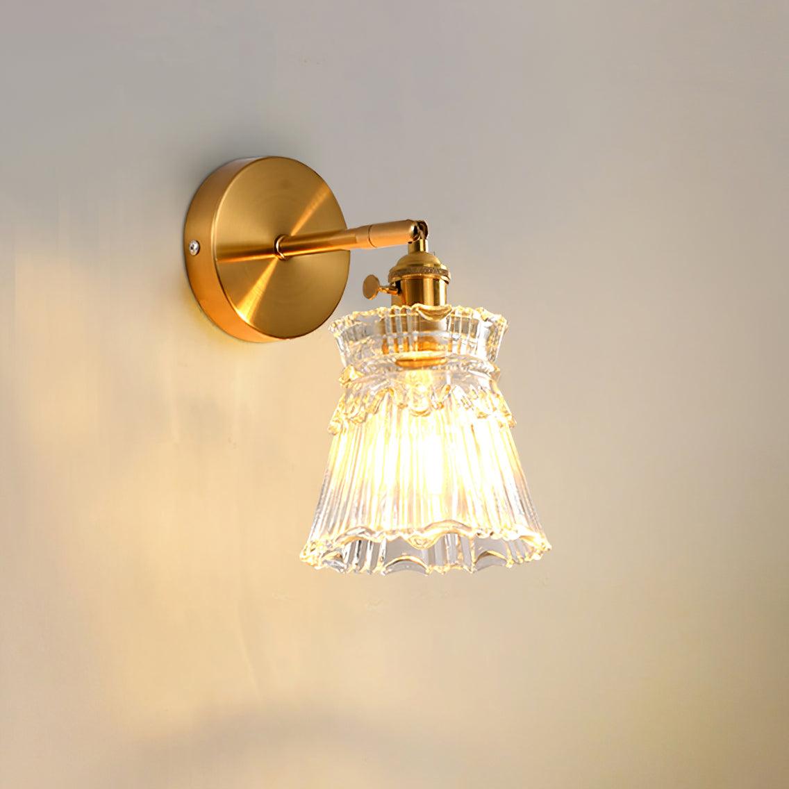 Foski Wall Lamp Flared Crystal Classic-Neutral Decor