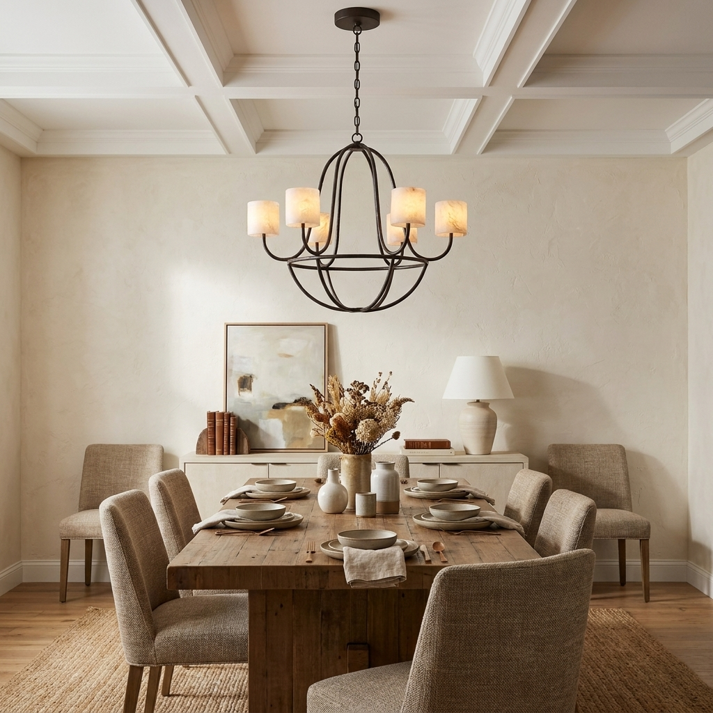 Quenford Alabaster Chandelier