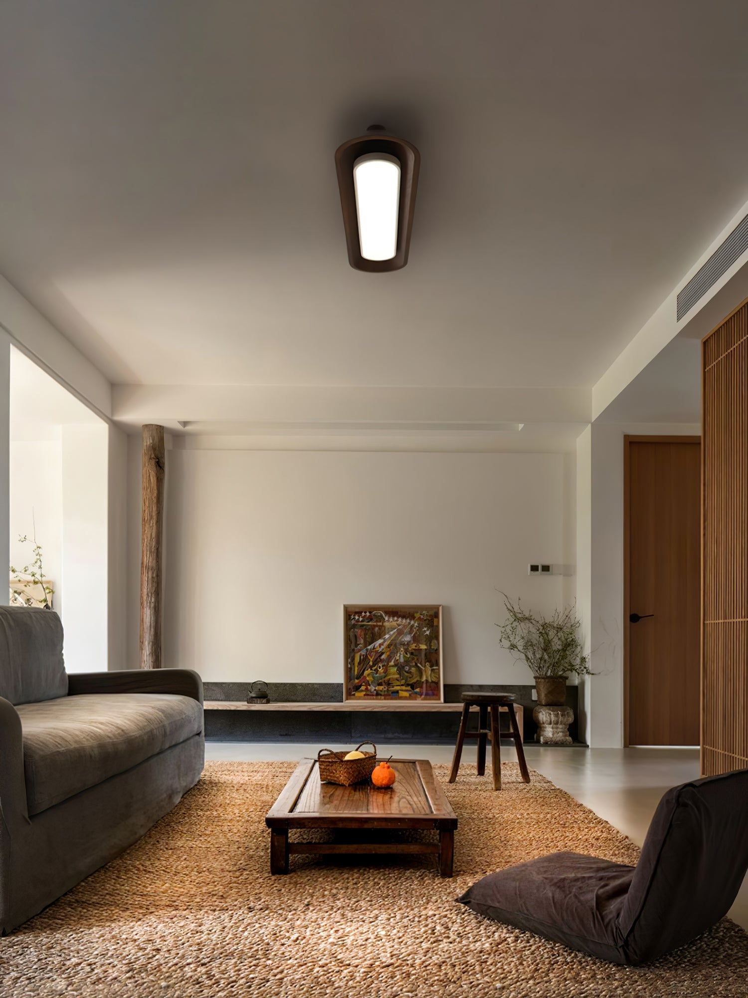 Icarira Modern Minimalist Channel Ceiling Lamp-Neutral Decor