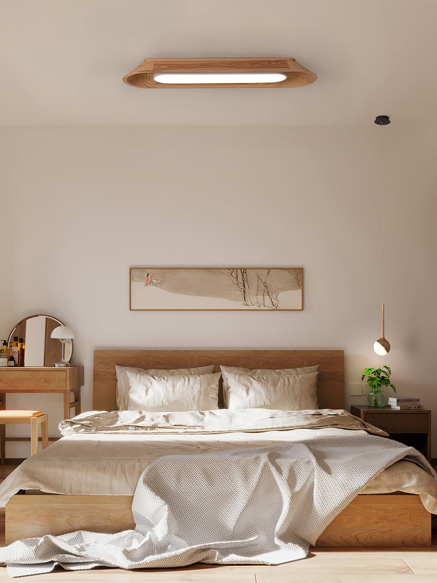 Icarira Modern Minimalist Channel Ceiling Lamp-Neutral Decor
