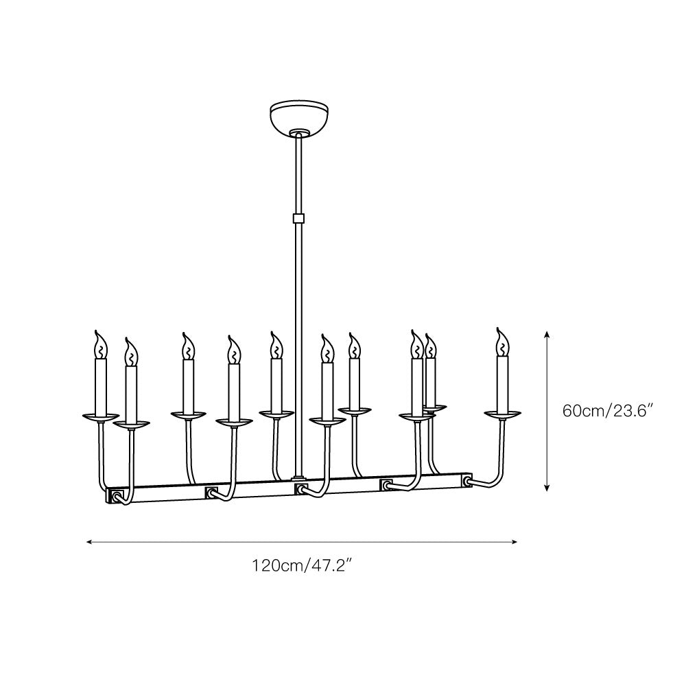 Vaughn Linear Chandelier